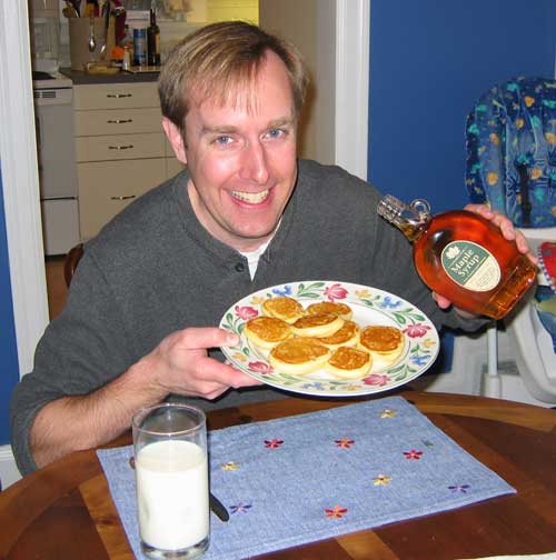 Jeffrey.Kerr.Enjoying.Moores.Maple.Syrup